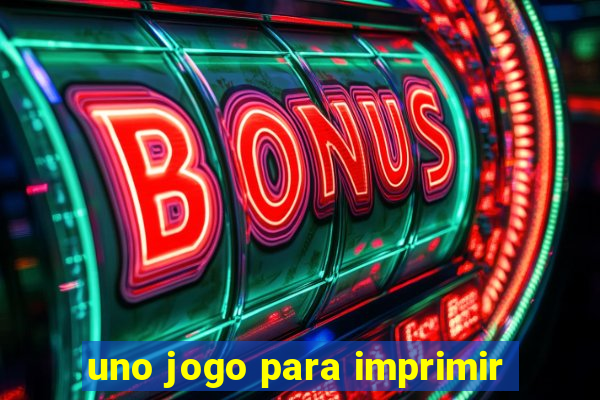 uno jogo para imprimir